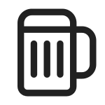 Drink Beer SVG Icon